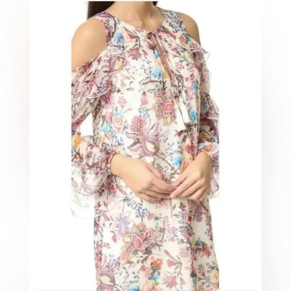 Haute Hippie ALC Boho Floral Pinks Mini Dress NWT - Picture 9 of 16